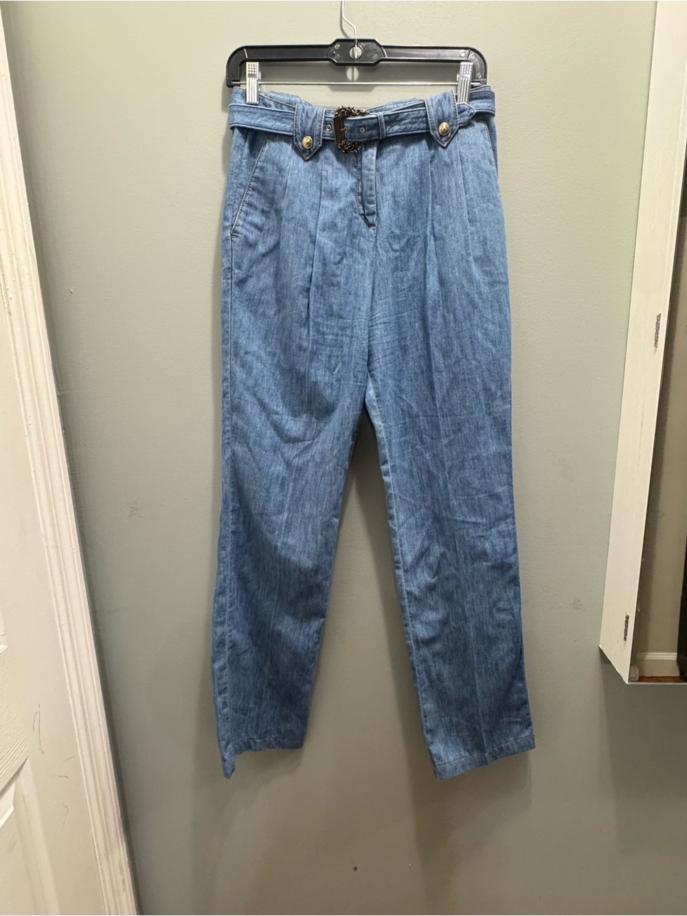Versace Jeans Couture Light Blue Denim Pants